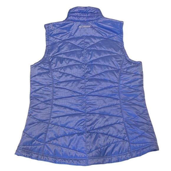 Columbia Blue Full Zip Omni-Heat Omni-Shield Quilted Vest Size Medium - Picture 3 of 11